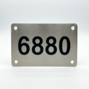 Metal Marking Industrial Plate