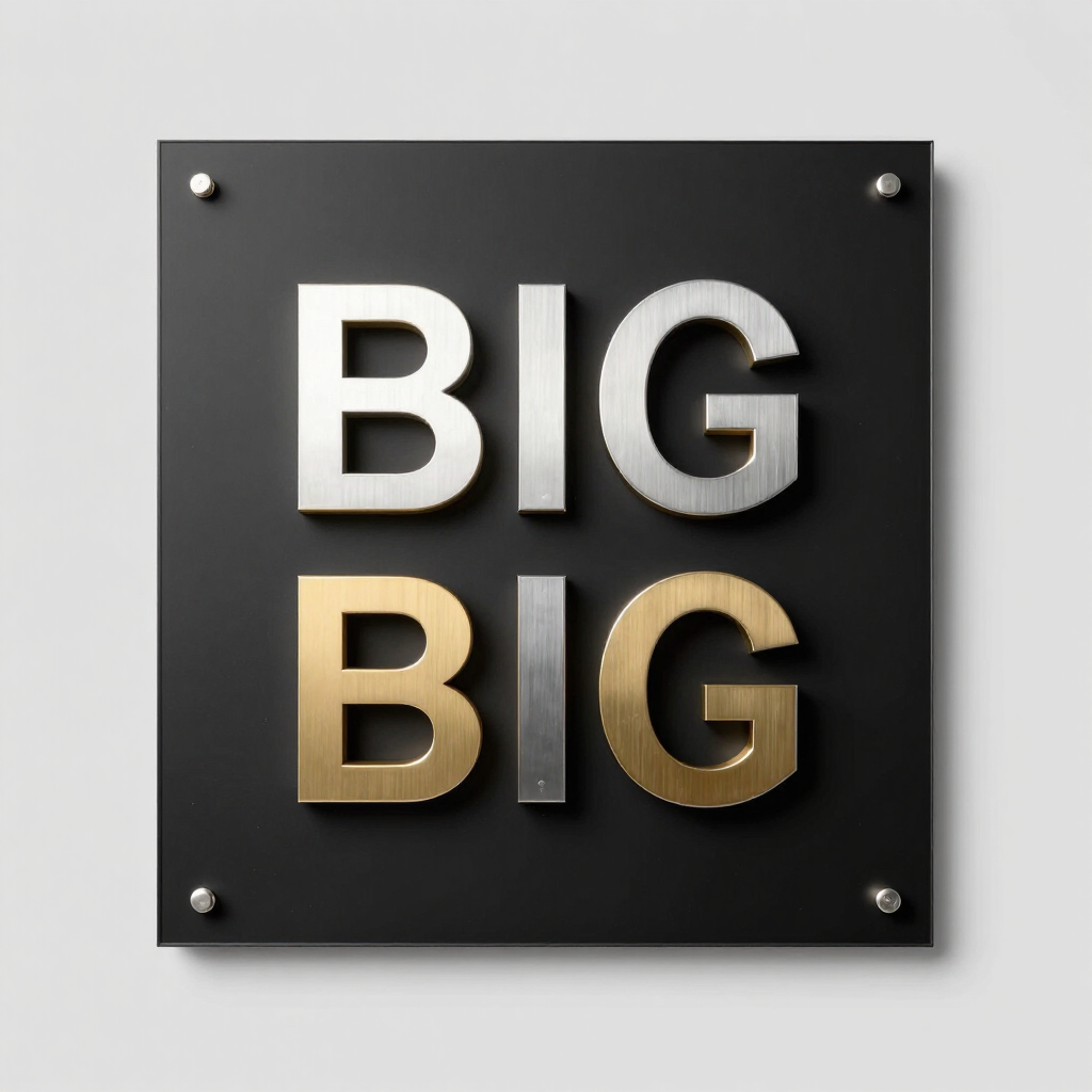 Stainless Steel Letters Sign Board