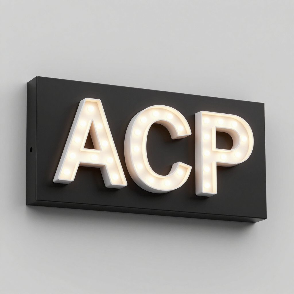 Front-Lit Channel Letter Sign Board
