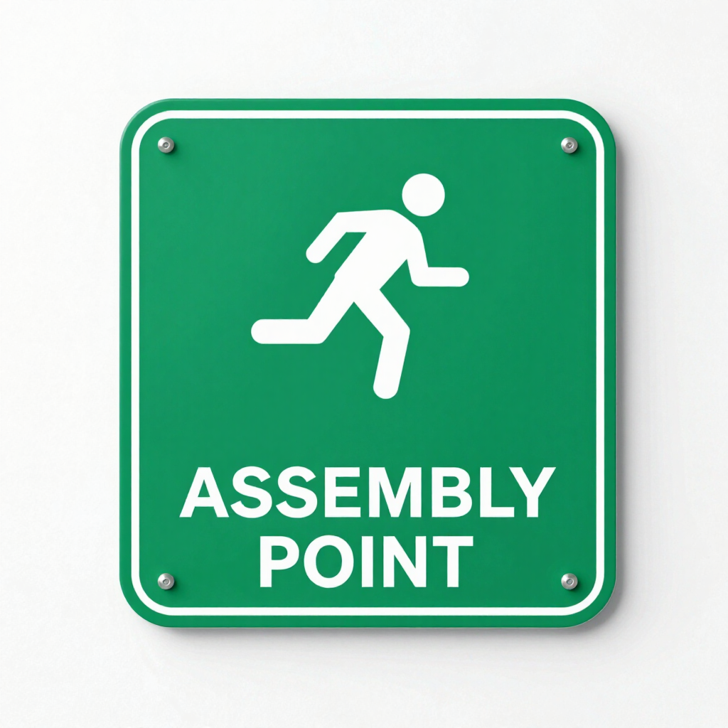 Emergency Assembly Point Sign