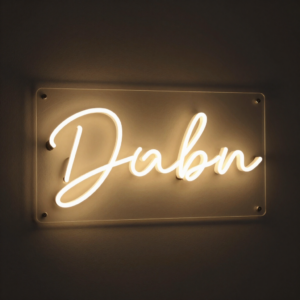Custom Acrylic Neon Name Sign