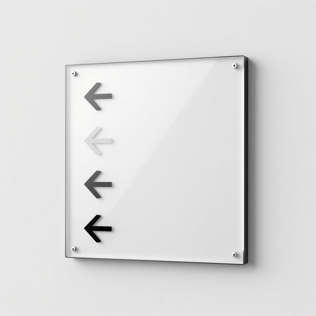 Indoor Directional Sign Board