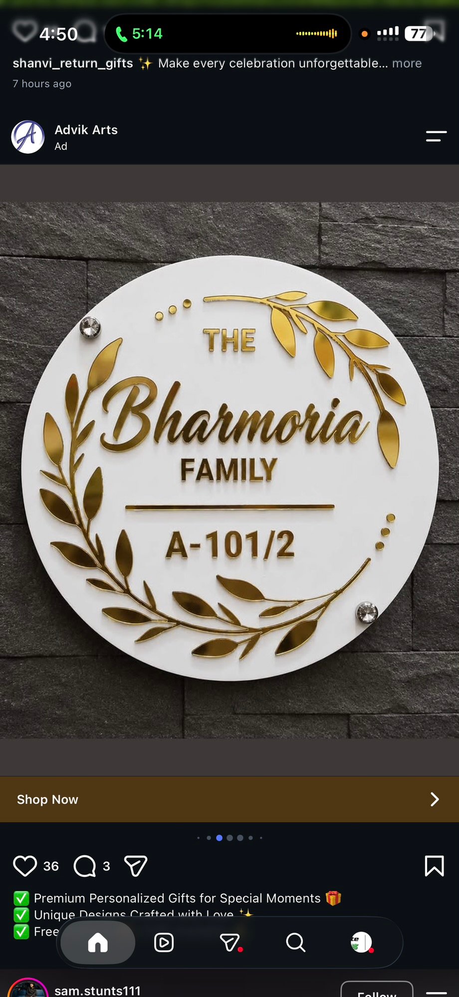 Premium Acrylic Name Plate