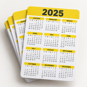 Pocket Calendar Printing — representative product sample