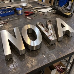 3D Stainless Steel Letters