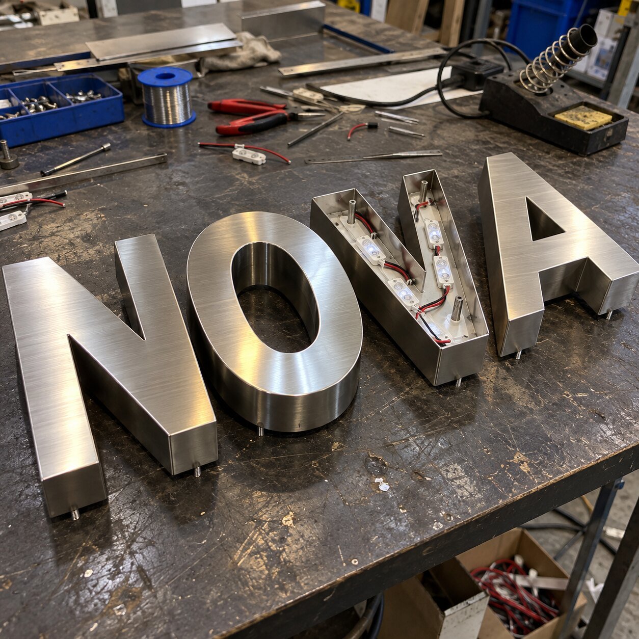 3D Stainless Steel Letters