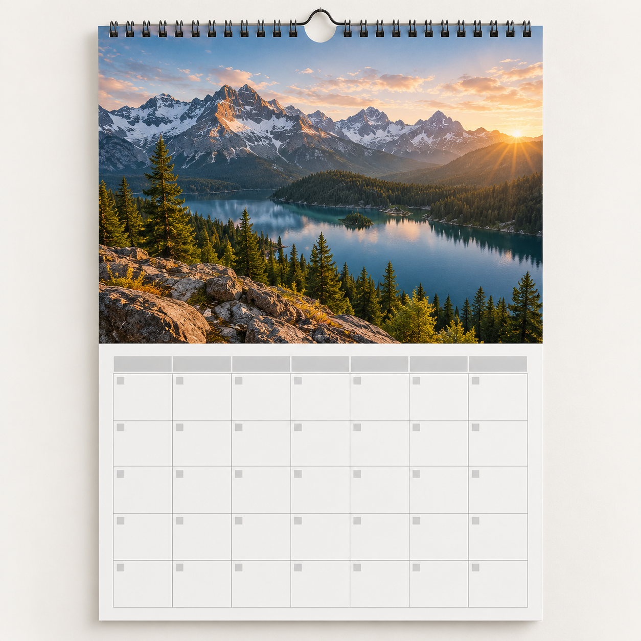 Bulk Wall Calendar Printing — representative product sample